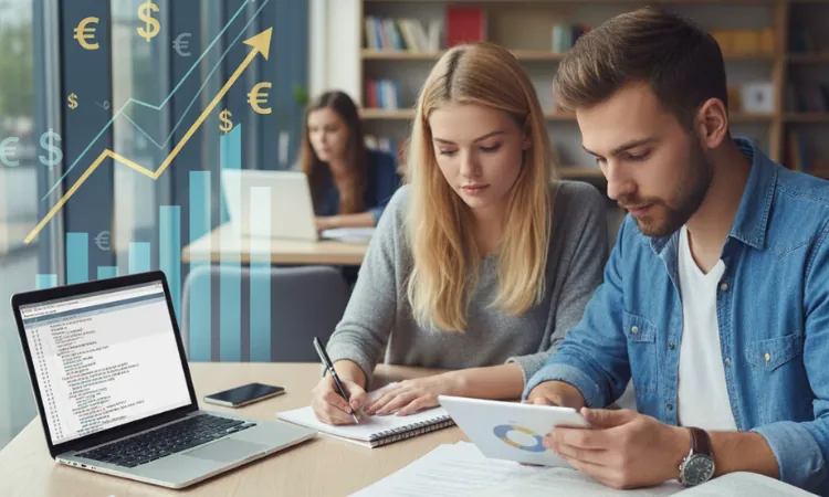Candidatos que irão prestar os exames das certificações LPI fazendo anotações