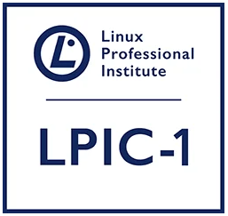 Logo da certificação linux LPI LPIC-1