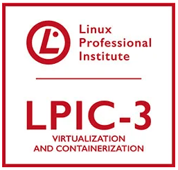 Logo da certificação LPI LPIC-3 Virtualization and Containerization