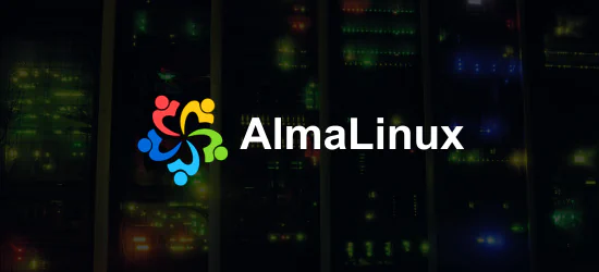 logo marca do sistema AlmaLinux.