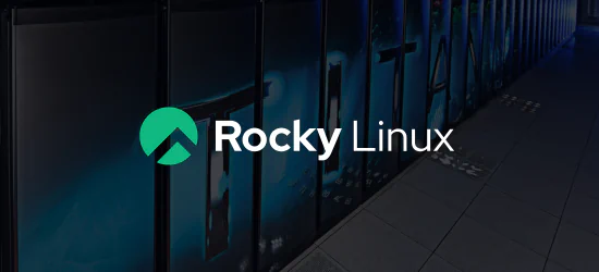 logo marca do sistema Rocky Linux.