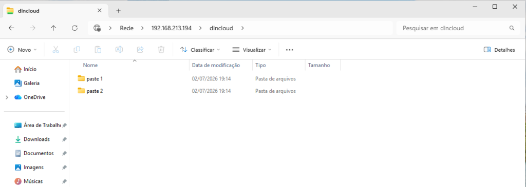 gerenciador de arquivos do windows 11 abrindo compartilhamento público remoto.